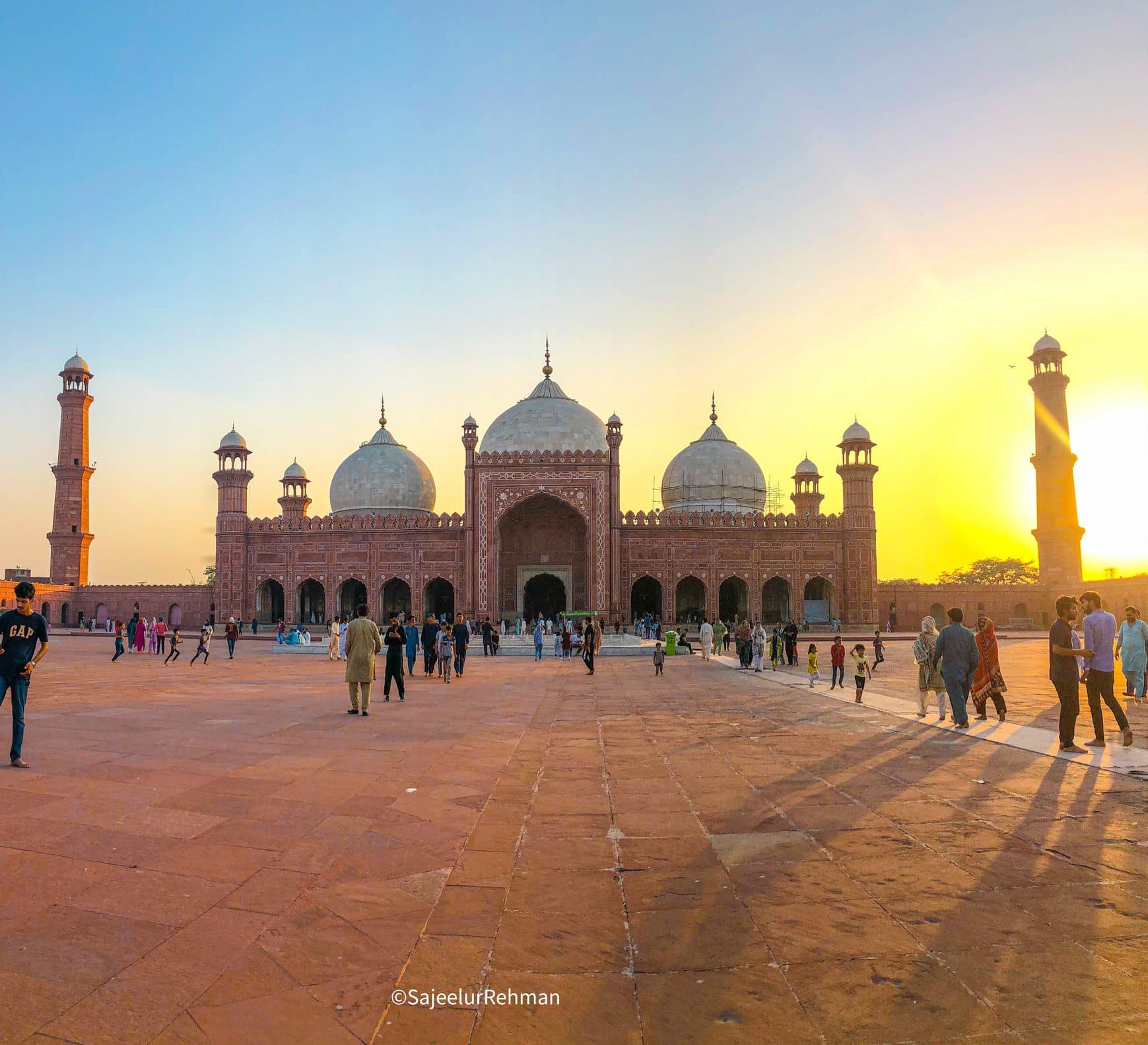 Badshahi Mosque, Lahore — color graded and retouched