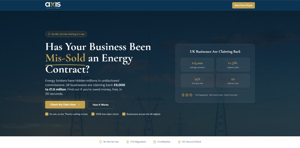 Business Energy Claim