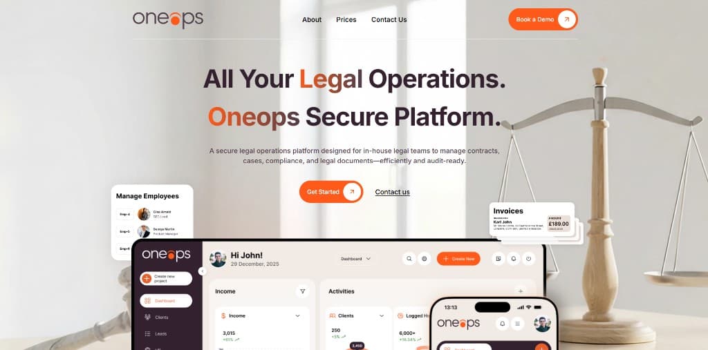 ONEops Marketing Site